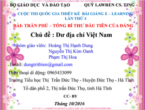 Trần Phú - Tổng Bí Thư đầu tiên của Đảng